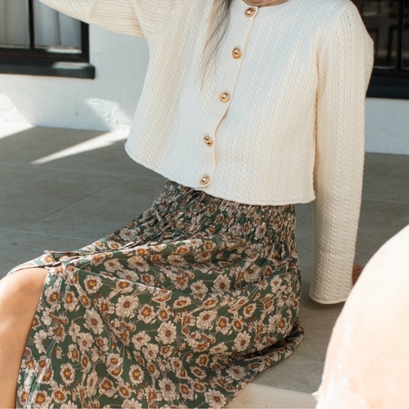 NWOT CJLA Cream Coco Sweater Size L - Picture 5 of 8